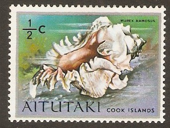 Aitutaki 1974 c Sea Shells Series. SG97.