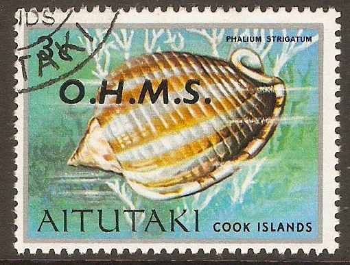 Aitutaki 1978 3c Official Stamp. SGO3.