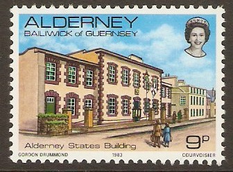 Alderney 1983 9p Island Scenes Series. SGA3.