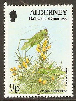 Alderney 1994 9p Flora and Fauna Series. SGA68.