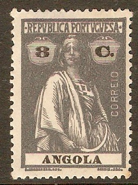 Angola 1915 8c Slate. SG288.