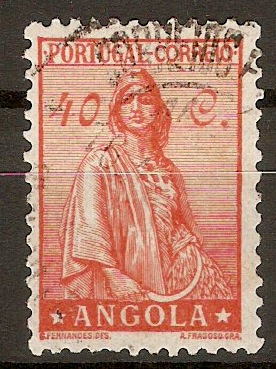 Angola 1932 40c Vermilion. SG358. - Click Image to Close