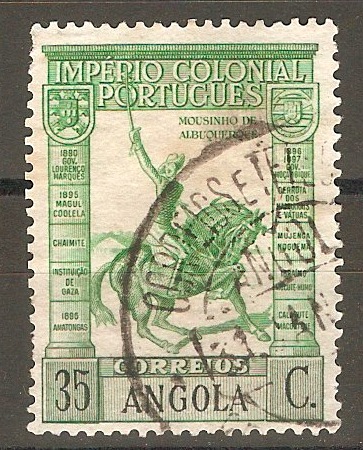 Angola 1938 35c Emerald-green. SG389.