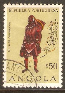 Angola 1957 50c Quissama Woman. SG526.