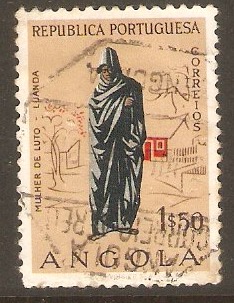 Angola 1957 1E.50 Luanda Widow. SG528.