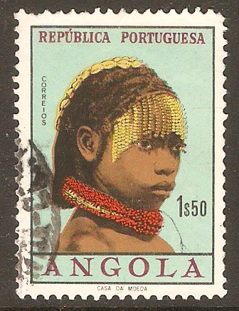 Angola 1961 $1.50 Angolan Women series. SG549.
