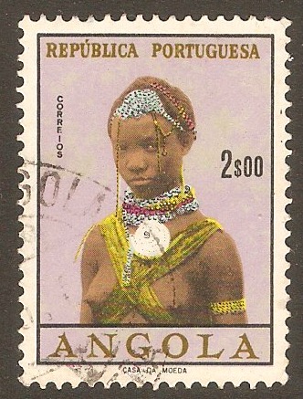Angola 1961 $2 Angolan Women series. SG550.