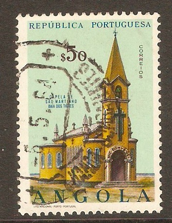 Angola 1963 50c Churches series. SG616.