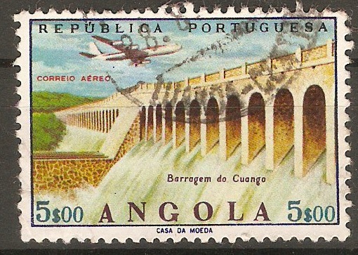 Angola 1965 5E Cuango Dam. SG638.