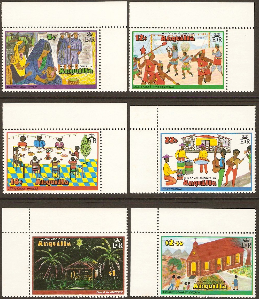 Anguilla 1978 Christmas Stamps. SG331-SG336.