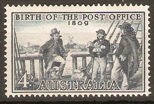 Australia 1959 4d Post Office Anniversary. SG331.