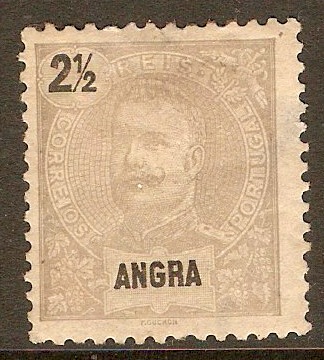 Angra 1897 2r Pale grey. SG28. - Click Image to Close