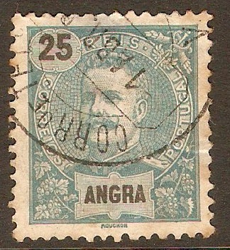 Angra 1897 25r Blue-green. SG33. - Click Image to Close