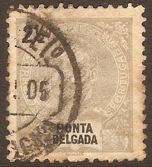 Ponta Delgada 1897 2d Pale grey. SG29.