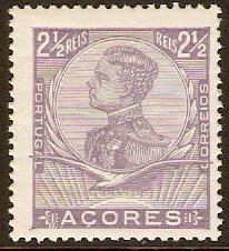 Azores 1910 2r Lilac King Manoel Series. SG190.
