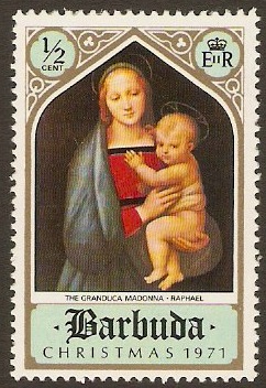 Barbuda 1971 c Christmas Stamp. SG98.