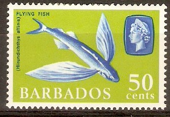 Barbados 1966 50c Fish series. SG353.