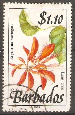 Barbados 1989 $1.10 Wild Plants Series. SG902.