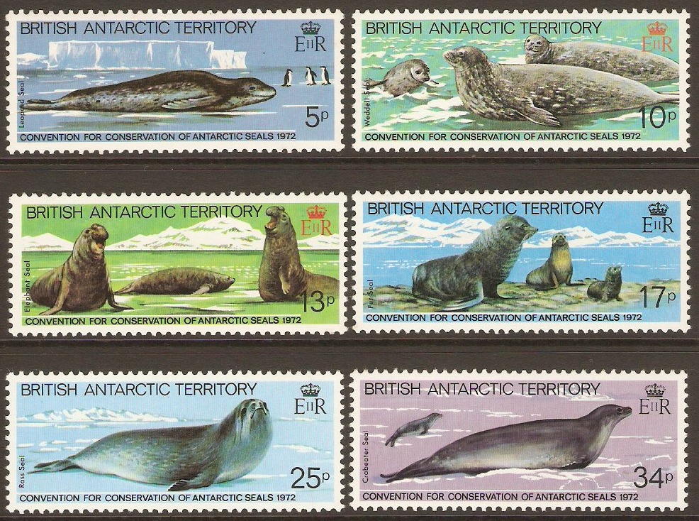 British Antarctic Territory 1983 Seals & Penguins. SG113-SG118.