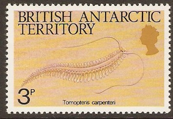 British Antarctic 1984 3p Marine Life Series. SG125.