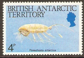 British Antarctic 1984 4p Marine Life Series. SG126.