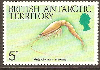 British Antarctic 1984 5p Marine Life Series. SG127.