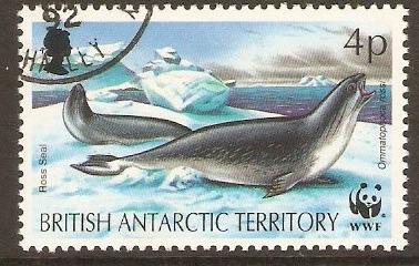 British Antarctic 1992 4p Endangered Species Series. SG208.