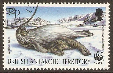British Antarctic 1992 7p Endangered Species Series. SG210.
