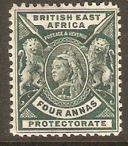 British East Africa 1896 4a Deep green. SG70.