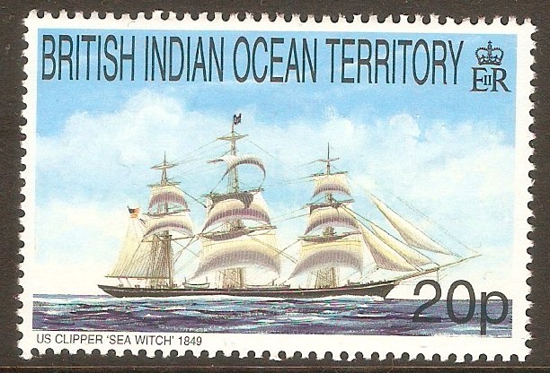 British Indian Ocean Territory 1999 20p Ships series. SG226.