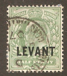 British Levant 1905 d Pale yellowish green. SGL1.