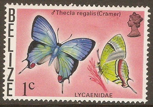 Belize 1974 1c Butterflies series. SG381.
