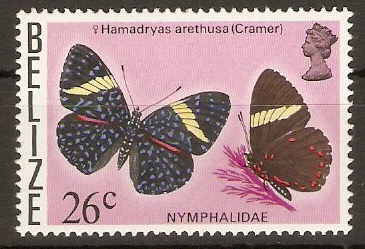 Belize 1974 26c Butterflies series. SG390.