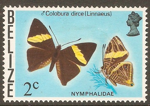 Belize 1974 2c Butterflies series. SG405.