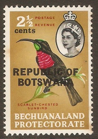 Botswana 1966 2c Bechuanaland overprint series. SG208.