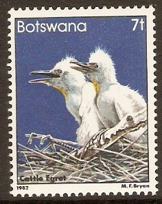 Botswana 1982 7t Birds Series. SG521. - Click Image to Close