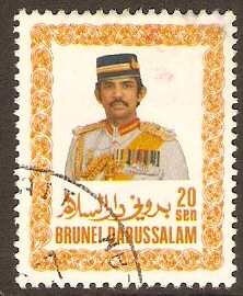 Brunei 1985 20c Sultan Definitive Series. SG373. - Click Image to Close