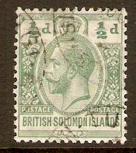 British Solomon Islands 1912 d Green. SG18.