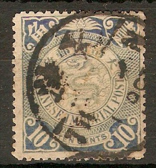 China 1905 10c Dull blue. SG156a. - Click Image to Close