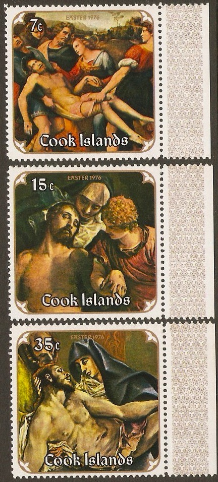 Cook Islands 1976 Easter Set. SG536-SG538.