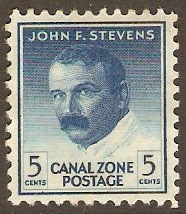Canal Zone 1946 5c Blue. SG191.