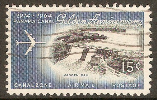 Canal Zone 1964 15c Canal Anniversary series. SG228.