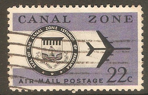 Canal Zone 1965 22c Air series. SG239.