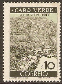 Cape Verde Islands 1948 10c Views Series. SG322.