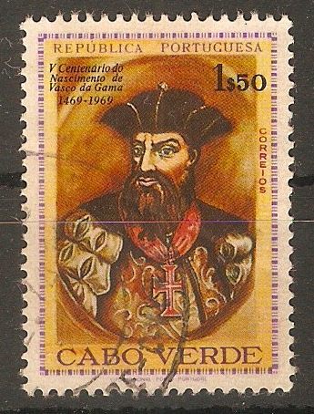 Cape Verde Islands 1969 1E.50 Vasco da Gama Commemoration. SG420 - Click Image to Close
