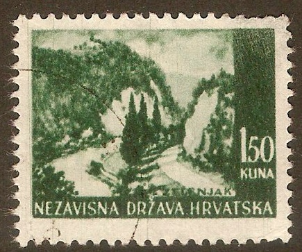 Croatia 1941 1k.50 Pictorial series. SG36.