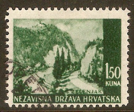 Croatia 1941 1k.50 Pictorial series. SG36.