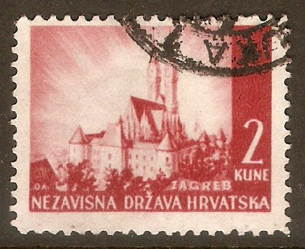 Croatia 1941 2k Pictorial series. SG37.