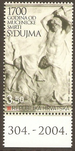 Croatia 2004 3k.50 Martyrdom Anniversary Stamp. SG763.
