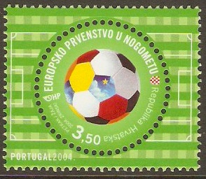 Croatia 2004 3k.50 Football Championships Stamp. SG771.